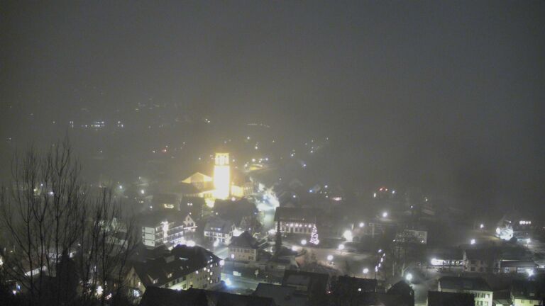 Dieses Bild zeigt eine Webcam-Aufnahme von Ottenhöfen, aufgenommen am Montag, den 29.12.2025 um 20:40 Uhr