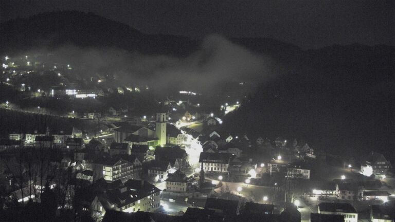 Dieses Bild zeigt eine Webcam-Aufnahme von Ottenhöfen, aufgenommen am Sonntag, den 01.02.2026 um 06:40 Uhr