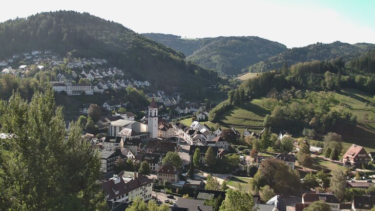 Dieses Bild zeigt eine Webcam-Aufnahme von Ottenhöfen, aufgenommen am Freitag, den 25.09.2026 um 10:10 Uhr