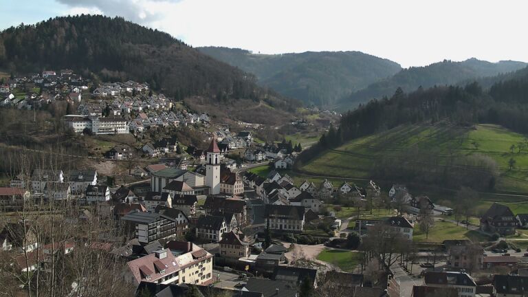 Dieses Bild zeigt eine Webcam-Aufnahme von Ottenhöfen, aufgenommen am Dienstag, den 03.03.2026 um 14:50 Uhr