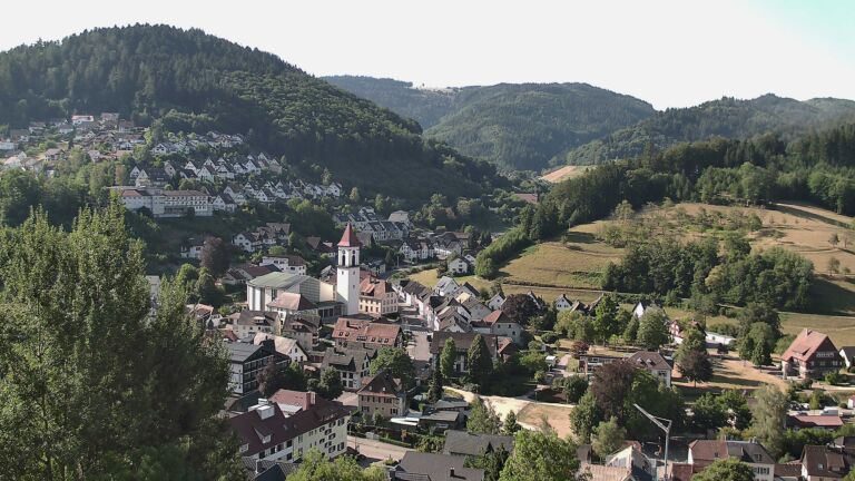 Dieses Bild zeigt eine Webcam-Aufnahme von Ottenhöfen, aufgenommen am Mittwoch, den 29.07.2026 um 09:20 Uhr