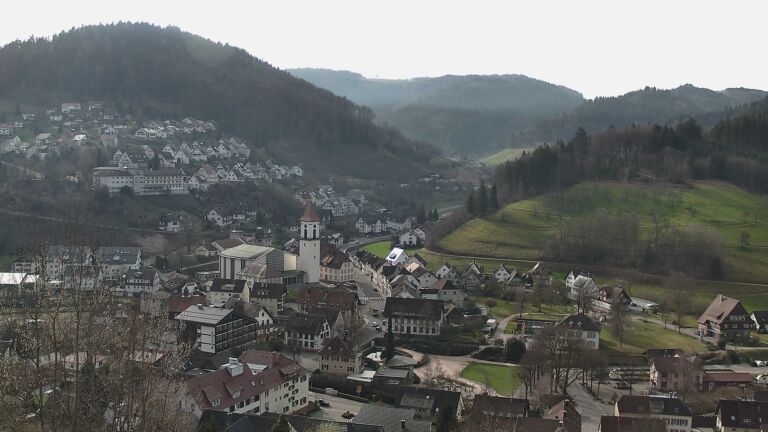 Dieses Bild zeigt eine Webcam-Aufnahme von Ottenhöfen, aufgenommen am Samstag, den 07.03.2026 um 09:40 Uhr