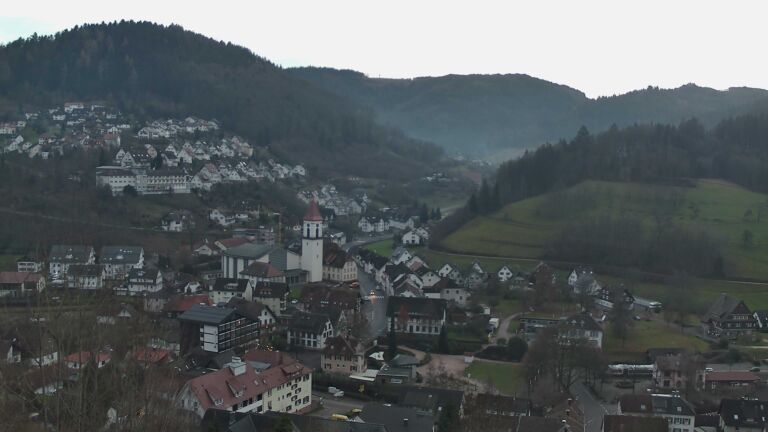 Dieses Bild zeigt eine Webcam-Aufnahme von Ottenhöfen, aufgenommen am Samstag, den 20.12.2025 um 16:30 Uhr