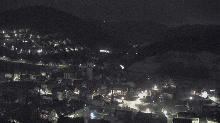 Dieses Bild zeigt eine Webcam-Aufnahme von Ottenhöfen, aufgenommen am Freitag, den 02.01.2026 um 02:30 Uhr