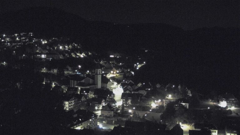 Dieses Bild zeigt eine Webcam-Aufnahme von Ottenhöfen, aufgenommen am Samstag, den 05.09.2026 um 23:00 Uhr