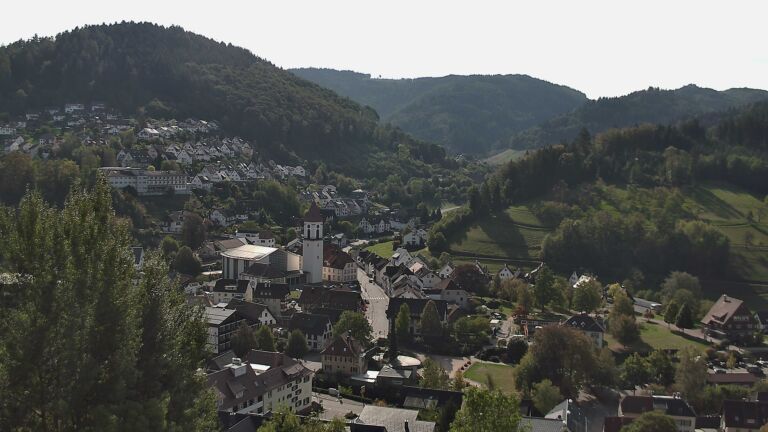Dieses Bild zeigt eine Webcam-Aufnahme von Ottenhöfen, aufgenommen am Mittwoch, den 07.10.2026 um 11:40 Uhr