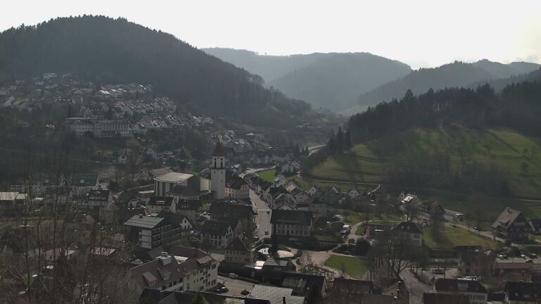 Dieses Bild zeigt eine Webcam-Aufnahme von Ottenhöfen, aufgenommen am Montag, den 09.03.2026 um 11:20 Uhr