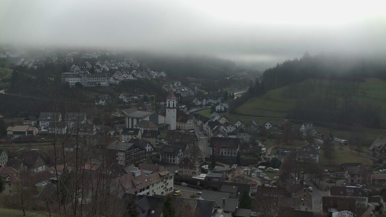 Dieses Bild zeigt eine Webcam-Aufnahme von Ottenhöfen, aufgenommen am Samstag, den 13.12.2025 um 11:30 Uhr