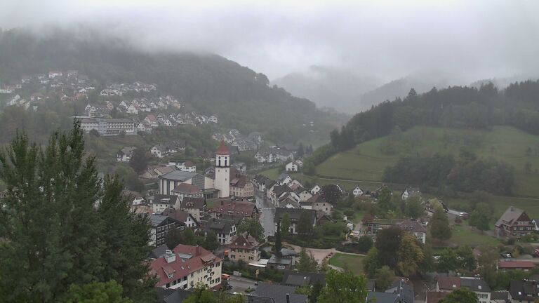 Dieses Bild zeigt eine Webcam-Aufnahme von Ottenhöfen, aufgenommen am Donnerstag, den 08.10.2026 um 11:30 Uhr