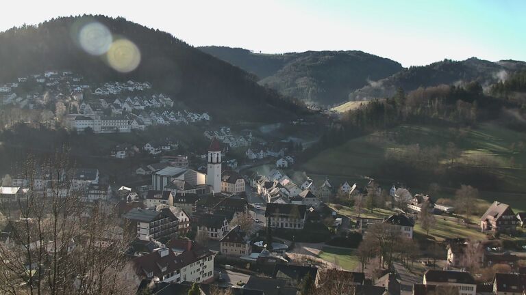 Dieses Bild zeigt eine Webcam-Aufnahme von Ottenhöfen, aufgenommen am Mittwoch, den 25.02.2026 um 09:10 Uhr