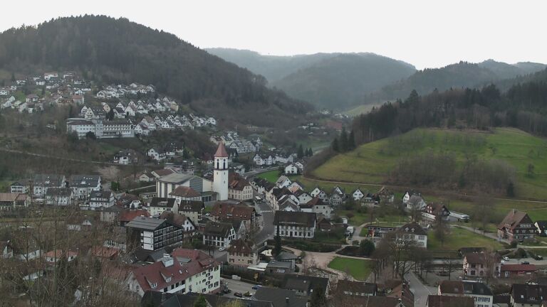 Dieses Bild zeigt eine Webcam-Aufnahme von Ottenhöfen, aufgenommen am Montag, den 09.03.2026 um 07:30 Uhr