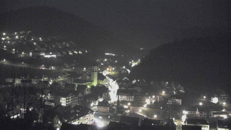 Dieses Bild zeigt eine Webcam-Aufnahme von Ottenhöfen, aufgenommen am Sonntag, den 22.02.2026 um 06:30 Uhr