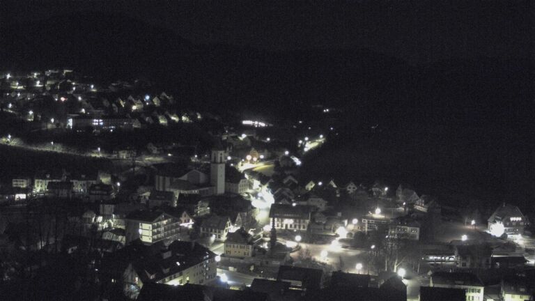 Dieses Bild zeigt eine Webcam-Aufnahme von Ottenhöfen, aufgenommen am Montag, den 29.12.2025 um 04:00 Uhr