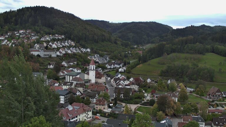 Dieses Bild zeigt eine Webcam-Aufnahme von Ottenhöfen, aufgenommen am Freitag, den 23.10.2026 um 11:40 Uhr