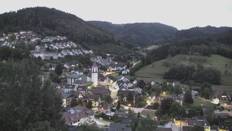 Dieses Bild zeigt eine Webcam-Aufnahme von Ottenhöfen, aufgenommen am Donnerstag, den 02.07.2026 um 22:00 Uhr