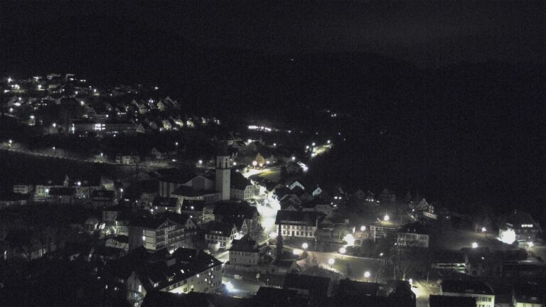 Dieses Bild zeigt eine Webcam-Aufnahme von Ottenhöfen, aufgenommen am Dienstag, den 17.02.2026 um 23:00 Uhr