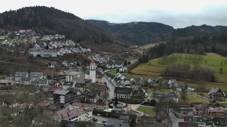 Dieses Bild zeigt eine Webcam-Aufnahme von Ottenhöfen, aufgenommen am Dienstag, den 17.02.2026 um 09:30 Uhr