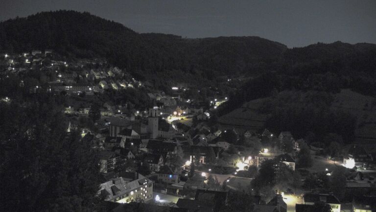 Dieses Bild zeigt eine Webcam-Aufnahme von Ottenhöfen, aufgenommen am Sonntag, den 27.09.2026 um 03:00 Uhr