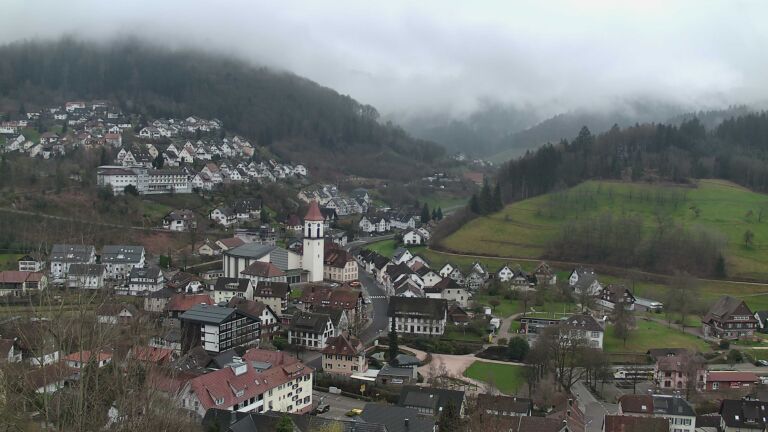 Dieses Bild zeigt eine Webcam-Aufnahme von Ottenhöfen, aufgenommen am Sonntag, den 15.03.2026 um 07:40 Uhr