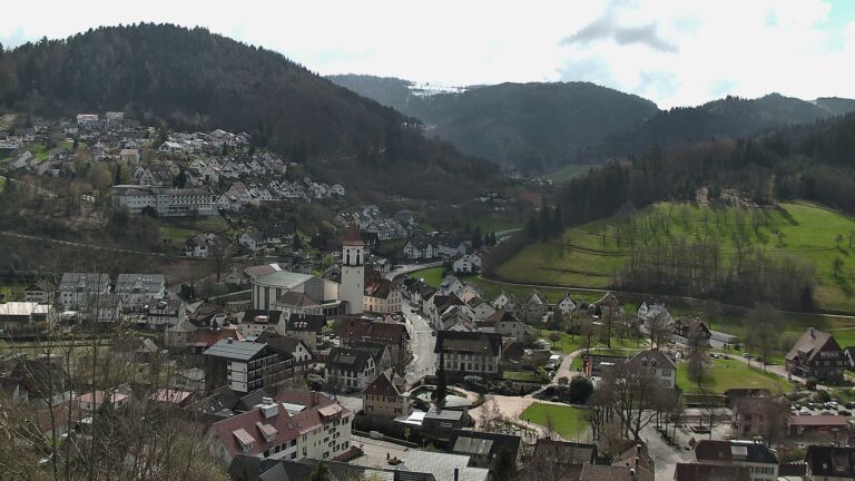 Dieses Bild zeigt eine Webcam-Aufnahme von Ottenhöfen, aufgenommen am Sonntag, den 29.03.2026 um 12:50 Uhr