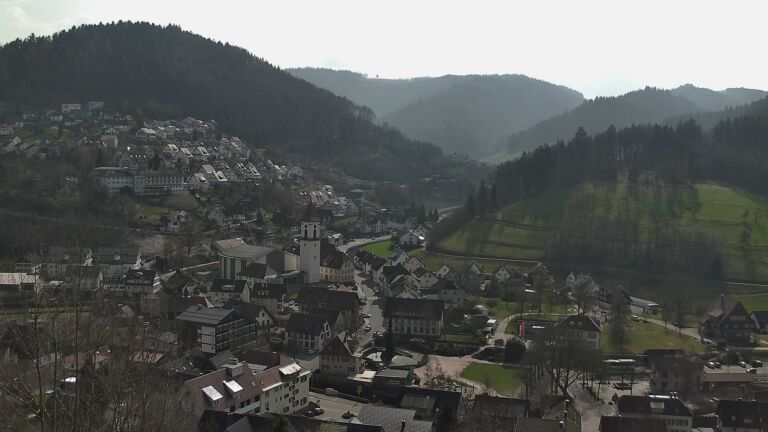 Dieses Bild zeigt eine Webcam-Aufnahme von Ottenhöfen, aufgenommen am Montag, den 09.03.2026 um 12:30 Uhr