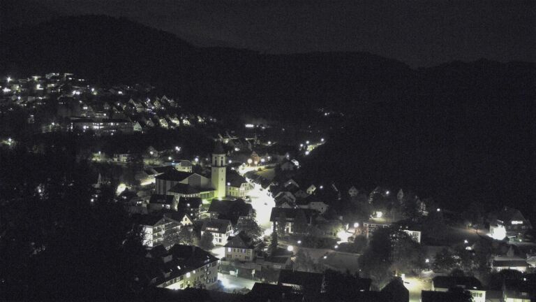 Dieses Bild zeigt eine Webcam-Aufnahme von Ottenhöfen, aufgenommen am Samstag, den 03.10.2026 um 20:50 Uhr