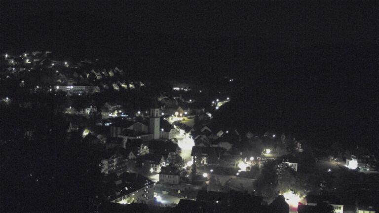 Dieses Bild zeigt eine Webcam-Aufnahme von Ottenhöfen, aufgenommen am Dienstag, den 20.10.2026 um 02:00 Uhr