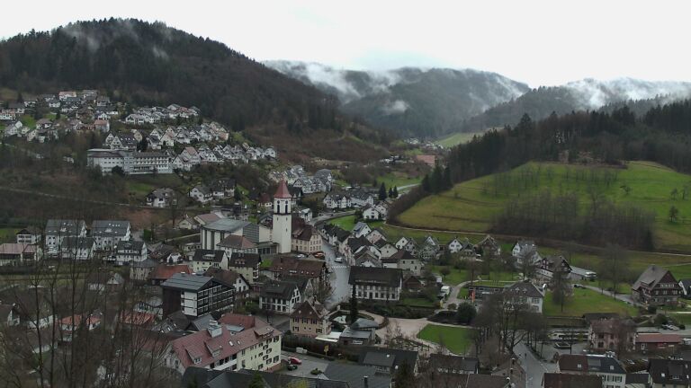 Dieses Bild zeigt eine Webcam-Aufnahme von Ottenhöfen, aufgenommen am Samstag, den 14.03.2026 um 13:40 Uhr