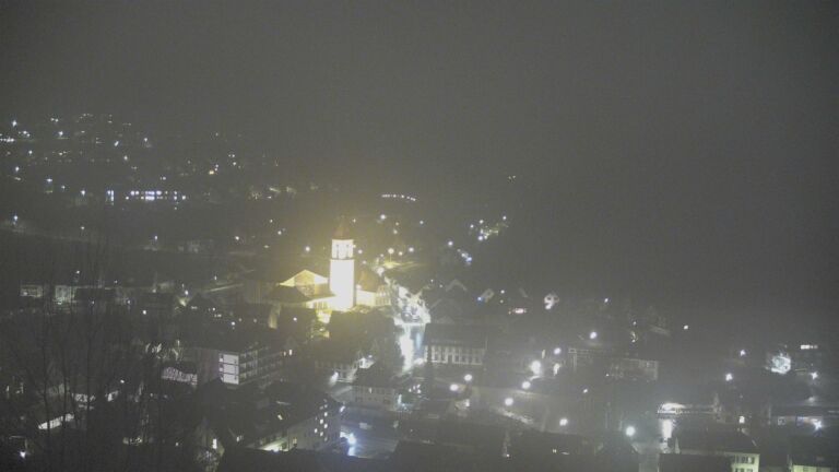 Dieses Bild zeigt eine Webcam-Aufnahme von Ottenhöfen, aufgenommen am Mittwoch, den 28.01.2026 um 20:30 Uhr