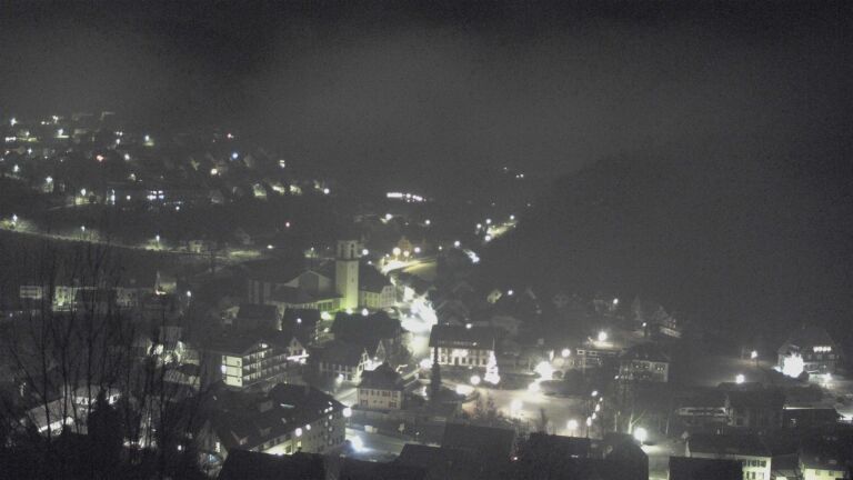 Dieses Bild zeigt eine Webcam-Aufnahme von Ottenhöfen, aufgenommen am Samstag, den 27.12.2025 um 05:40 Uhr