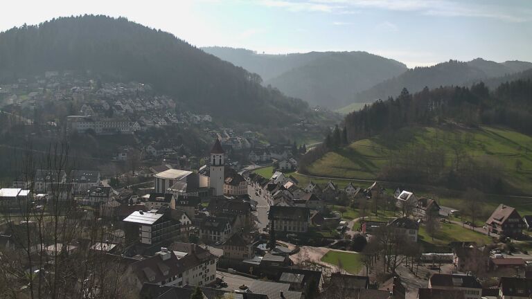 Dieses Bild zeigt eine Webcam-Aufnahme von Ottenhöfen, aufgenommen am Donnerstag, den 19.03.2026 um 10:10 Uhr