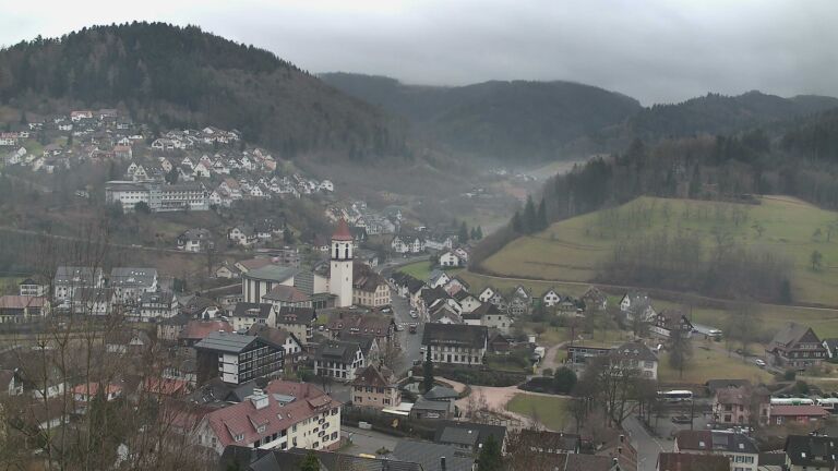 Dieses Bild zeigt eine Webcam-Aufnahme von Ottenhöfen, aufgenommen am Freitag, den 06.02.2026 um 12:40 Uhr