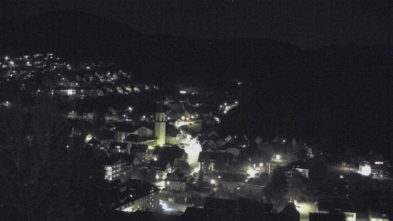 Dieses Bild zeigt eine Webcam-Aufnahme von Ottenhöfen, aufgenommen am Montag, den 05.10.2026 um 22:30 Uhr