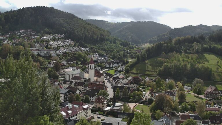 Dieses Bild zeigt eine Webcam-Aufnahme von Ottenhöfen, aufgenommen am Sonntag, den 11.10.2026 um 12:40 Uhr