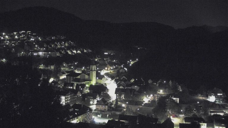 Dieses Bild zeigt eine Webcam-Aufnahme von Ottenhöfen, aufgenommen am Mittwoch, den 30.09.2026 um 20:40 Uhr