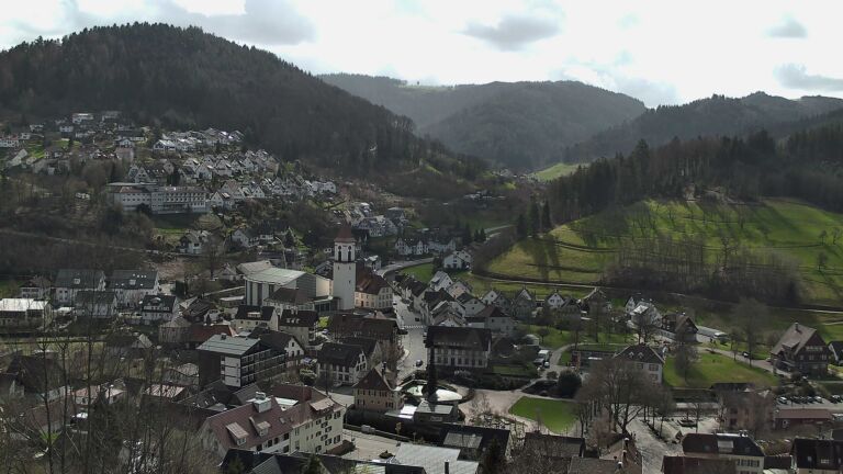 Dieses Bild zeigt eine Webcam-Aufnahme von Ottenhöfen, aufgenommen am Donnerstag, den 12.03.2026 um 11:40 Uhr