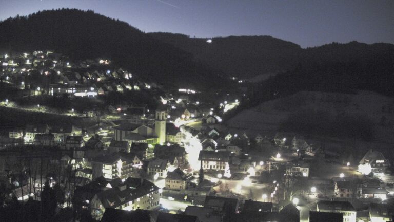 Dieses Bild zeigt eine Webcam-Aufnahme von Ottenhöfen, aufgenommen am Montag, den 29.12.2025 um 07:10 Uhr