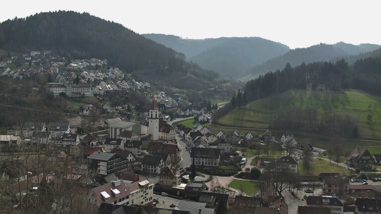 Dieses Bild zeigt eine Webcam-Aufnahme von Ottenhöfen, aufgenommen am Freitag, den 06.03.2026 um 12:20 Uhr