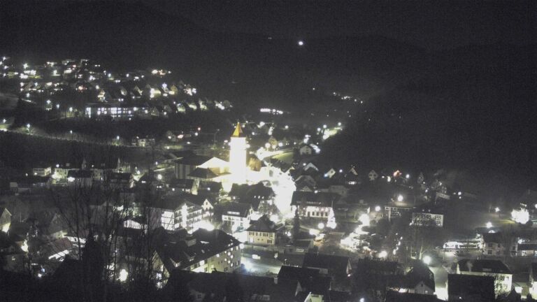 Dieses Bild zeigt eine Webcam-Aufnahme von Ottenhöfen, aufgenommen am Freitag, den 12.12.2025 um 20:30 Uhr