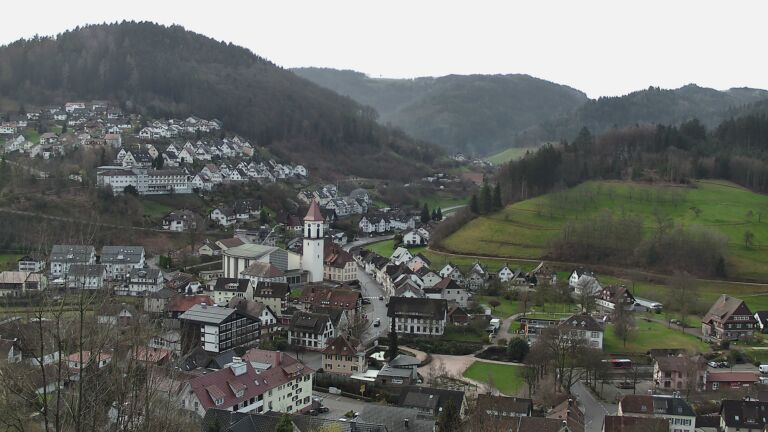 Dieses Bild zeigt eine Webcam-Aufnahme von Ottenhöfen, aufgenommen am Dienstag, den 17.03.2026 um 08:50 Uhr