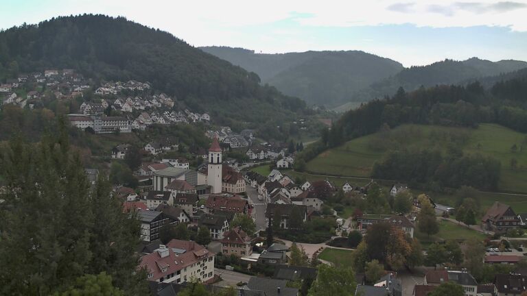 Dieses Bild zeigt eine Webcam-Aufnahme von Ottenhöfen, aufgenommen am Dienstag, den 20.10.2026 um 11:50 Uhr