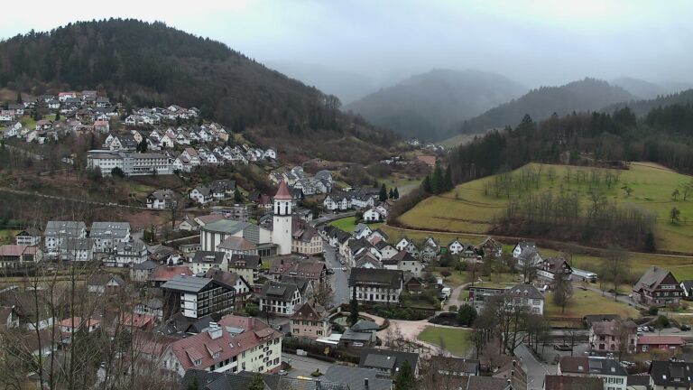 Dieses Bild zeigt eine Webcam-Aufnahme von Ottenhöfen, aufgenommen am Mittwoch, den 11.02.2026 um 10:50 Uhr