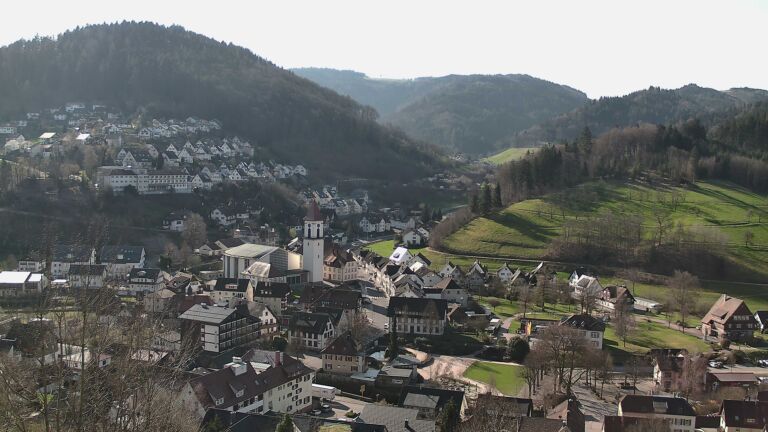 Dieses Bild zeigt eine Webcam-Aufnahme von Ottenhöfen, aufgenommen am Mittwoch, den 18.03.2026 um 09:30 Uhr