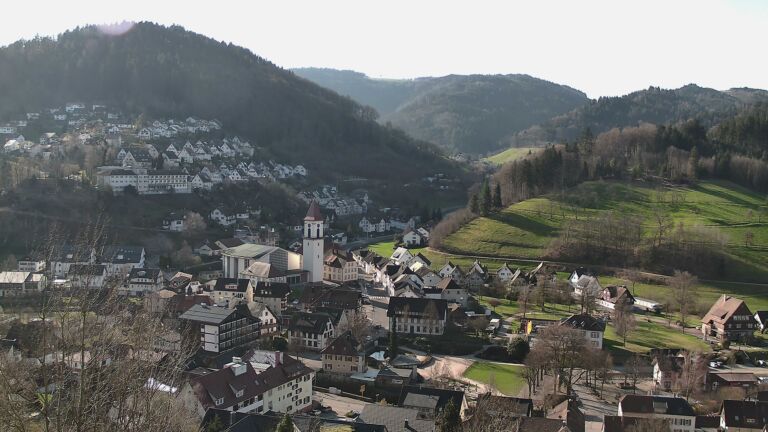 Dieses Bild zeigt eine Webcam-Aufnahme von Ottenhöfen, aufgenommen am Mittwoch, den 18.03.2026 um 09:00 Uhr