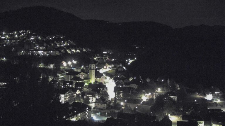 Dieses Bild zeigt eine Webcam-Aufnahme von Ottenhöfen, aufgenommen am Donnerstag, den 17.09.2026 um 21:00 Uhr