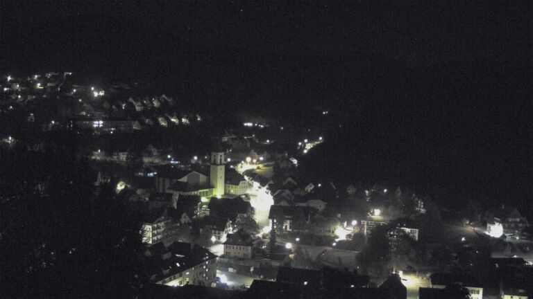 Dieses Bild zeigt eine Webcam-Aufnahme von Ottenhöfen, aufgenommen am Dienstag, den 20.10.2026 um 05:00 Uhr