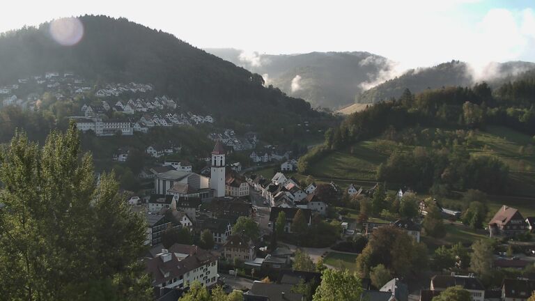 Dieses Bild zeigt eine Webcam-Aufnahme von Ottenhöfen, aufgenommen am Freitag, den 02.10.2026 um 09:30 Uhr