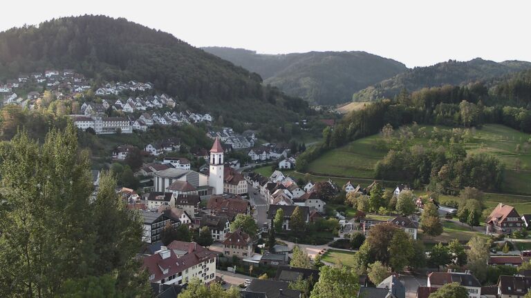 Dieses Bild zeigt eine Webcam-Aufnahme von Ottenhöfen, aufgenommen am Dienstag, den 22.09.2026 um 08:40 Uhr