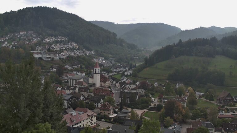 Dieses Bild zeigt eine Webcam-Aufnahme von Ottenhöfen, aufgenommen am Dienstag, den 20.10.2026 um 14:00 Uhr