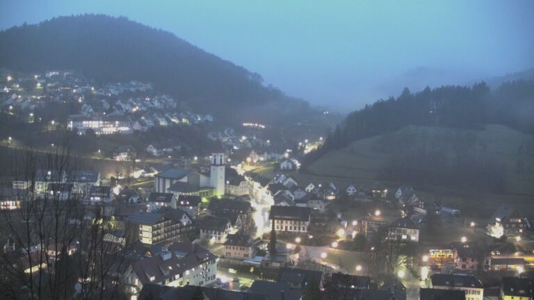 Dieses Bild zeigt eine Webcam-Aufnahme von Ottenhöfen, aufgenommen am Donnerstag, den 29.01.2026 um 07:30 Uhr